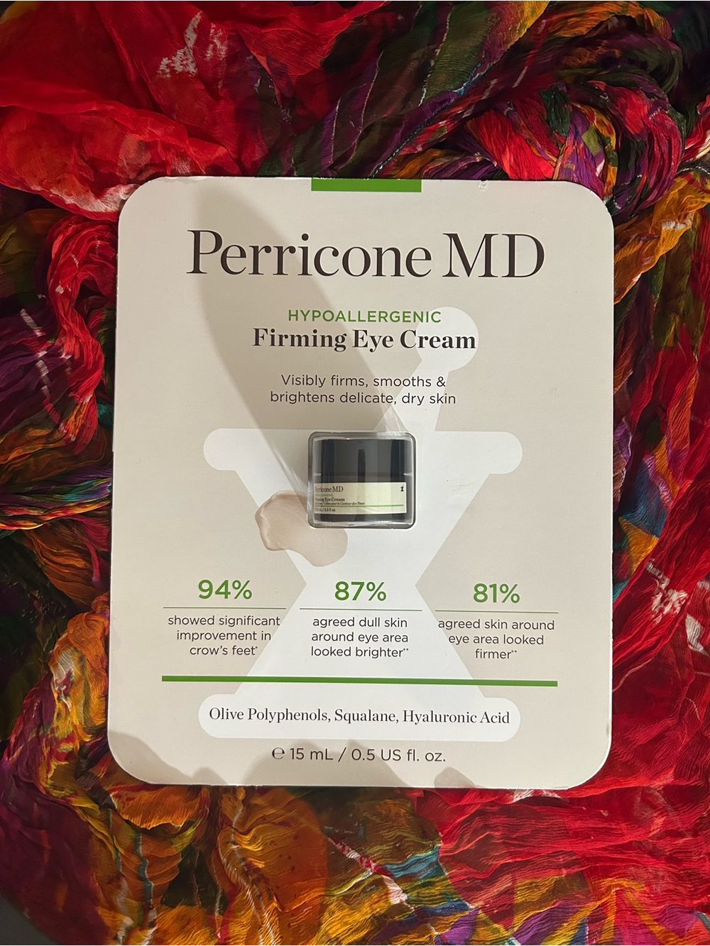 Perricone MD HypoAllergenic Firming Eye Cream 0.5 Fl oz